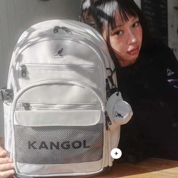 캉골 아이콘 스파크 백팩 1486 라이트그레이