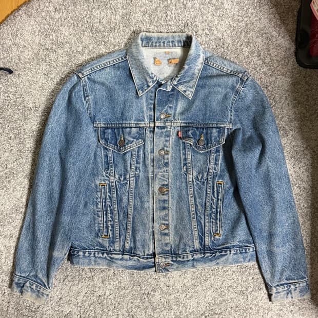 80s 리바이스 3세대 데님 자켓 USA