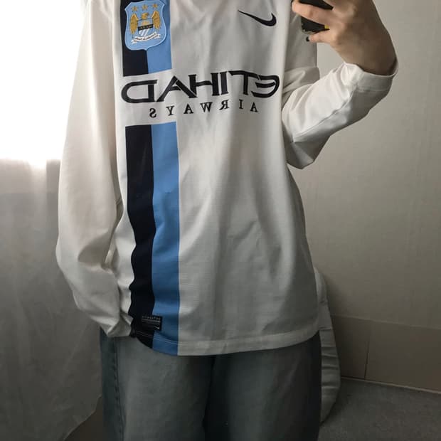 나이키 맨시티 유니폼 롱슬리브