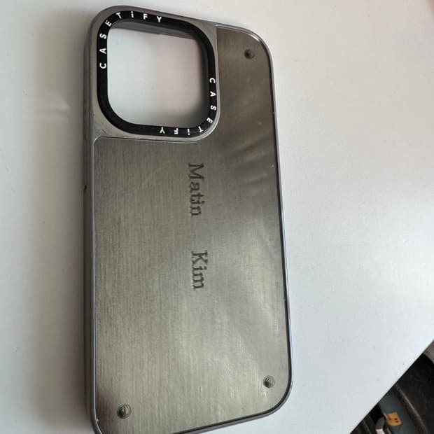 케이스티파이 마뗑킴 아이폰 케이스