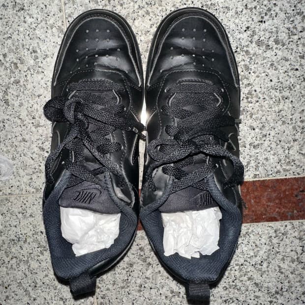 나이키 코트 버로우 로우 리크래프트 블랙 230 (GS)