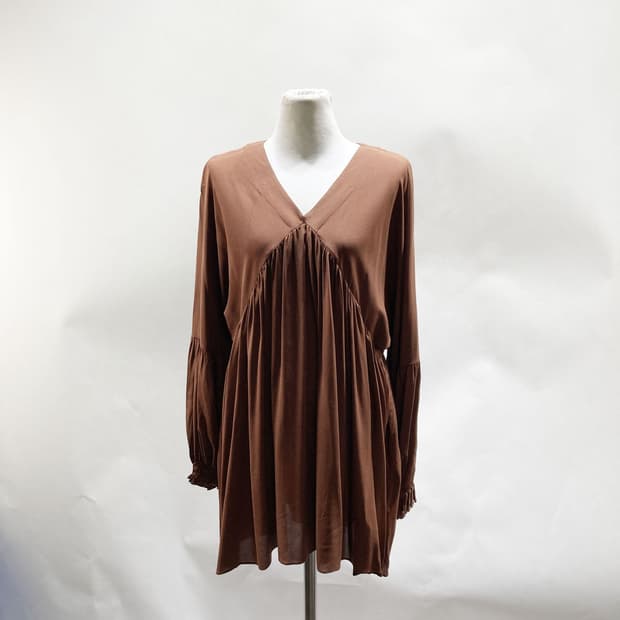 도호 브라운 블라우스 66 