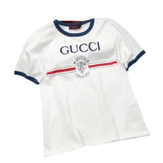 구찌 링거 코튼 저지 티셔츠