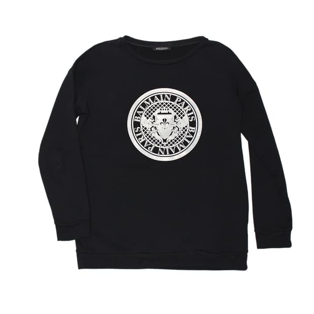 2000s BALMAIN 발망 리플렉티브 스웻셔츠