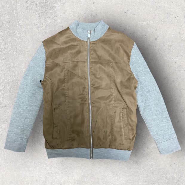 DAKS 닥스 남성 믹스 니트 집업 자켓