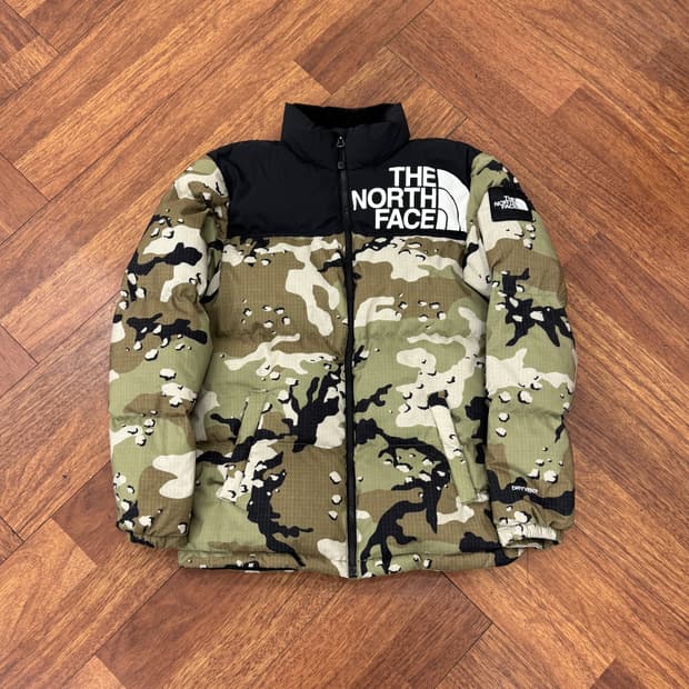 160 노스페이스 키즈 카모 노벨티 눕시 다운 자켓  