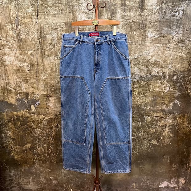 슈프림 24SS 더블니 데님 팬츠