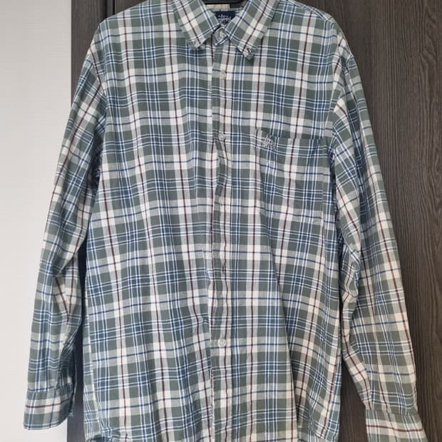 90s 스투시 체크 셔츠 Made in USA