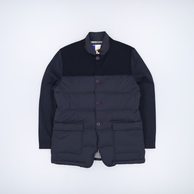 100 까스텔바작 골프 구스다운 니트 패딩 점퍼 4115