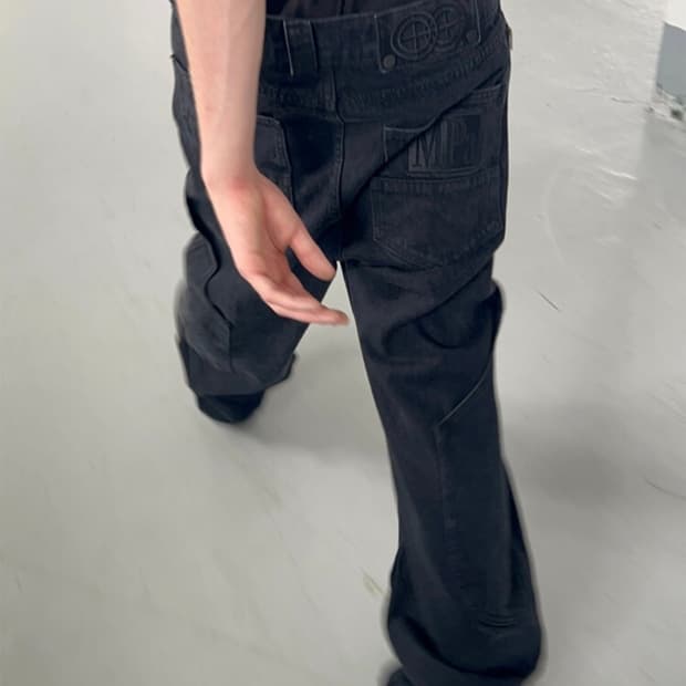 플라스틱프로덕트 MPa CALF POCKET PANTS