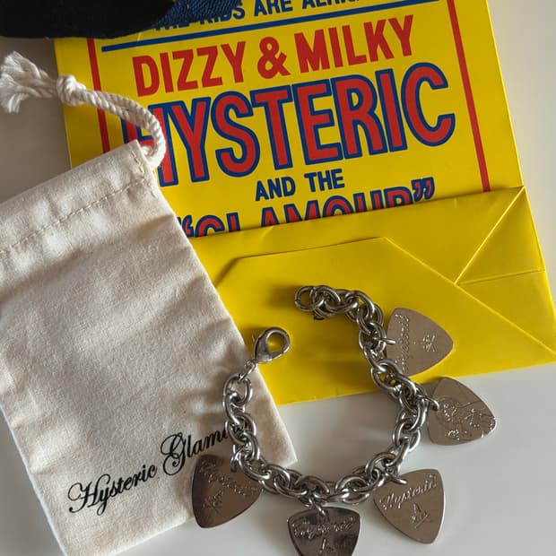 히스테릭글래머 피크 팔찌 실버