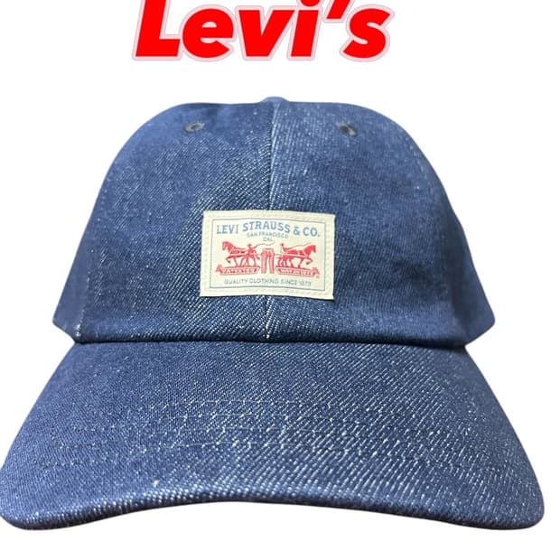 리바이스 데님 모자