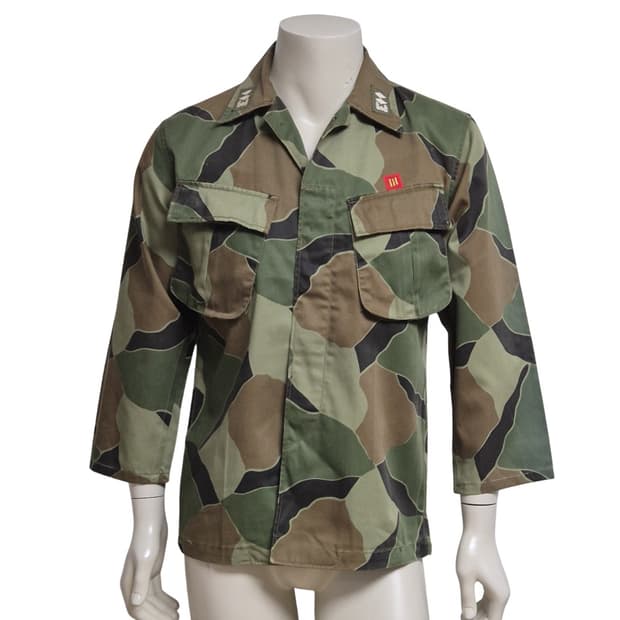 해병대 구형 70~80s 중위 초기형 벽돌무늬 전투복 상의 자켓 (M)