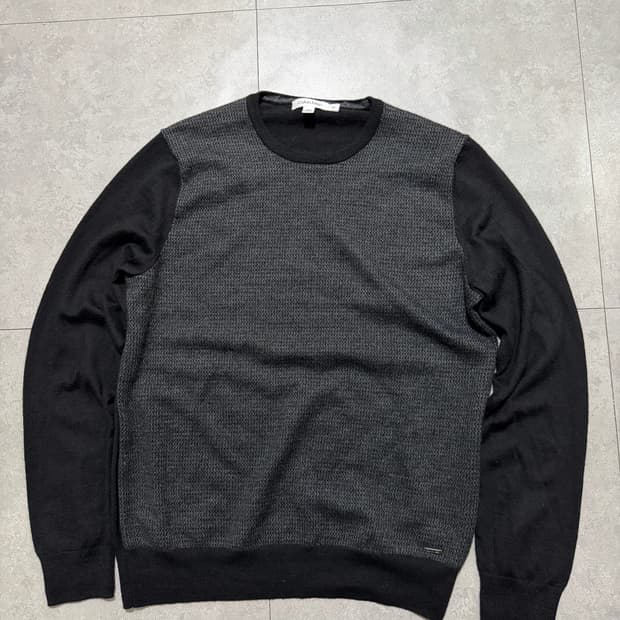 캘빈클라인 빈티지 컬러블록  울니트  100size  