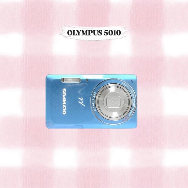올림푸스 뮤 5010 베이비블루 빈티지디카