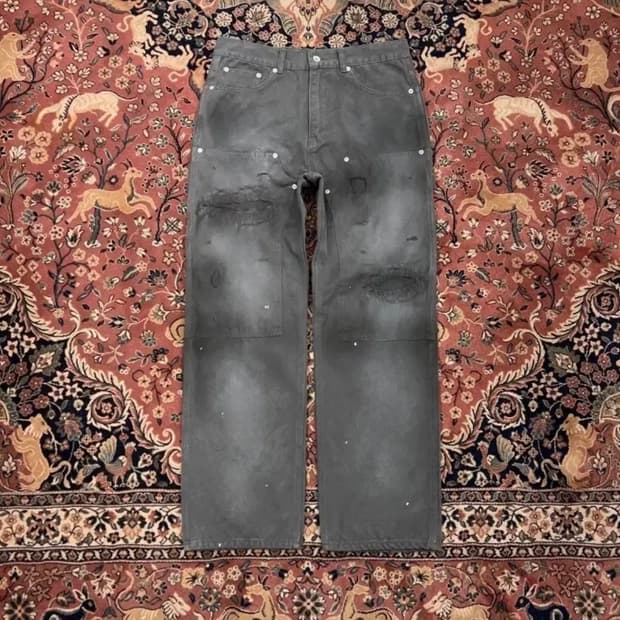 블랙아웃 Larry doubleknee pants