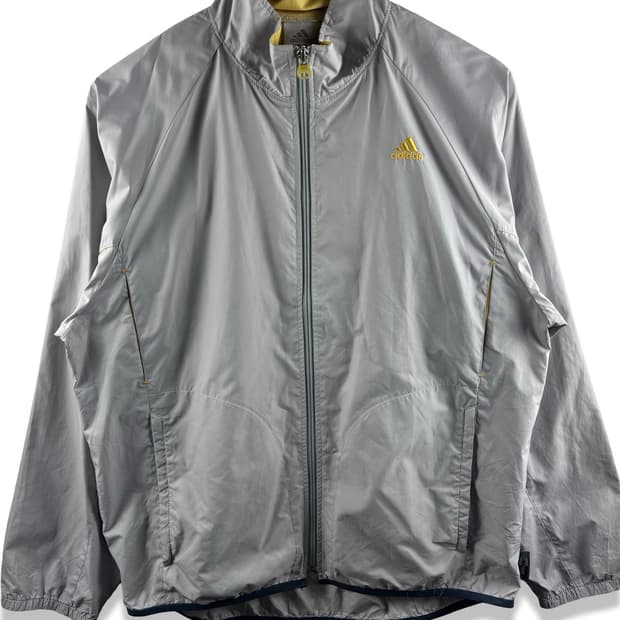 아디다스 그레이 바람막이2895