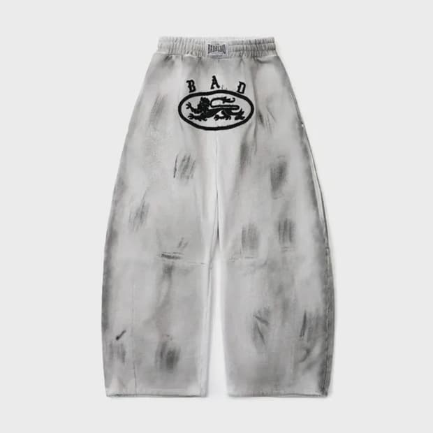 (새상품) 배드블러드 라이온패치 2way 커브드 조거팬츠