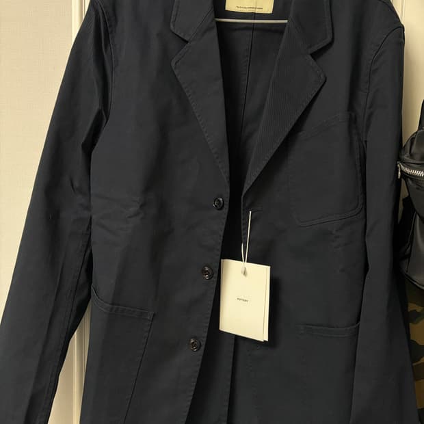 포터리 /워시드 스포츠 자켓 다크네이비 /2 /새상품 판매합니다