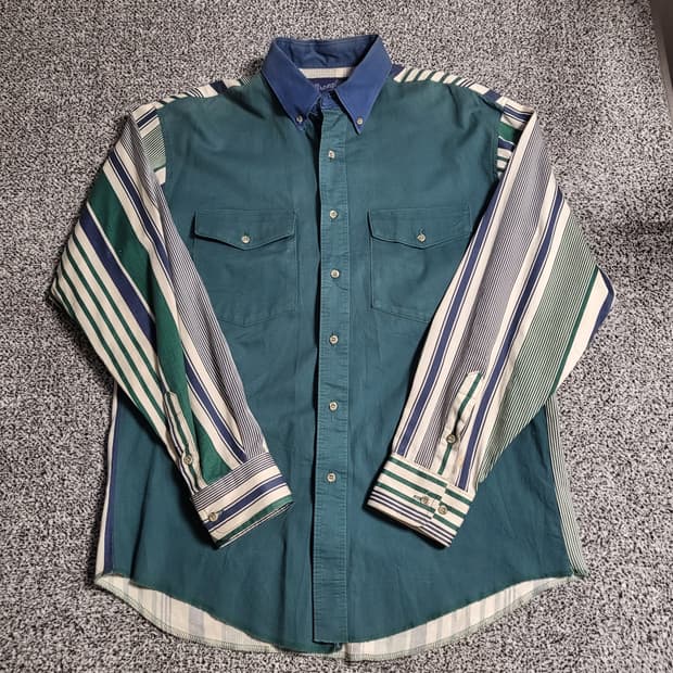 랭글러 UAS 빈티지 스트라이프셔츠