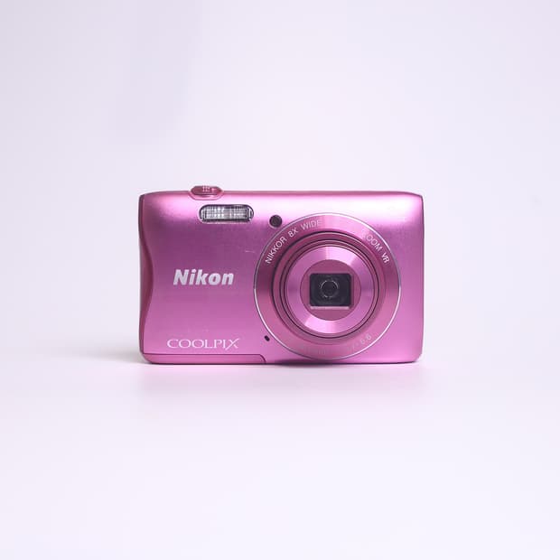 니콘 쿨픽스 S3700 핑크 (황변 액정)