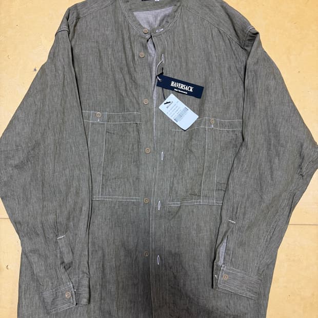HAVERSACK 하버색 일본 명품 린넨 마 셔츠 남방 105XL 