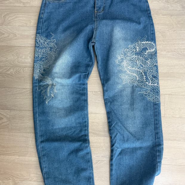 용자수 데님팬츠