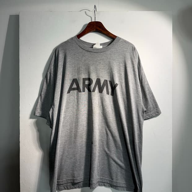 U.S ARMY 미군복 보급용 그레이 반팔 XL C609