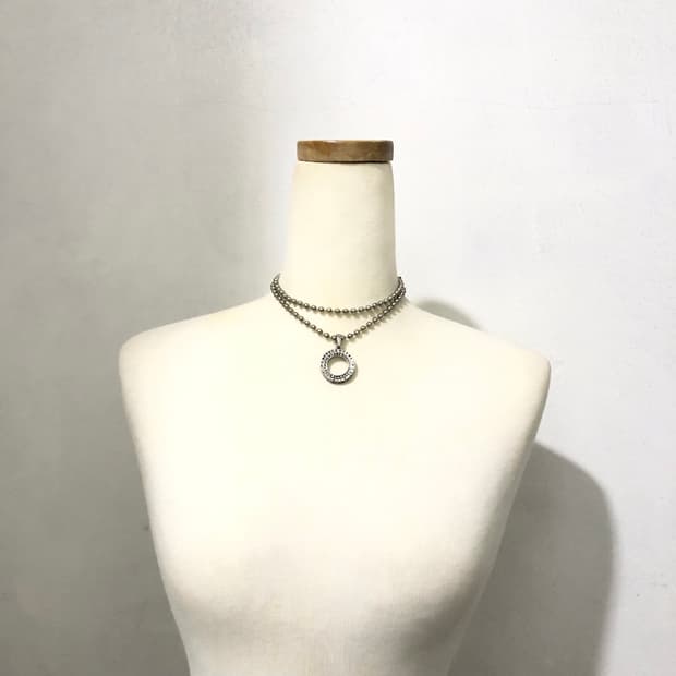 빈티지 실버 링 롱목걸이 긱시크 갸루 고스펑크 페어리 오리엔탈