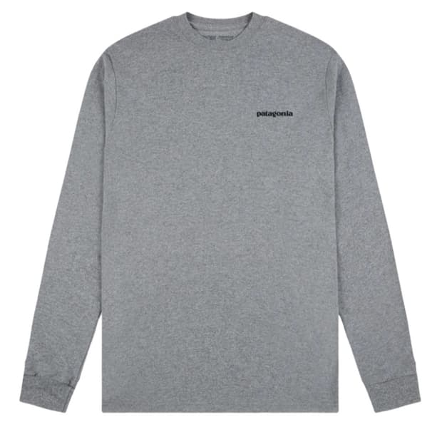 파타고니아 회색 긴팔 티셔츠