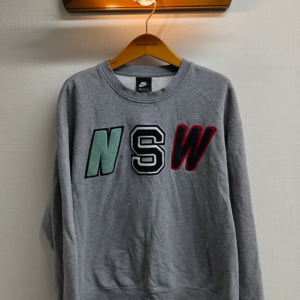 XL) 나이키 NSW 맨투맨 그레이 팝니다