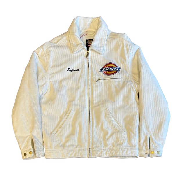 슈프림X디키즈 코듀로이자켓