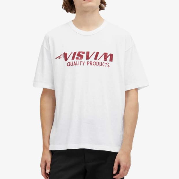비즈빔 VISVIM 24AW JUMBO TEE S/S 화이트 2사이즈