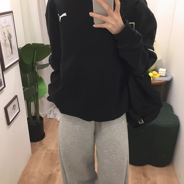 공용 퓨마 오버핏 맨투맨 100