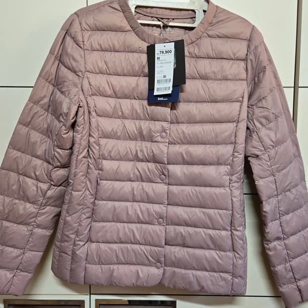 탑텐 여성 구스다운 경량 패딩 자켓(새상품)