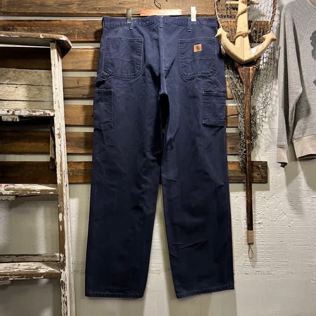[40]칼하트 USA 덩가리핏 미드나잇 네이비 카펜터 워크 팬츠