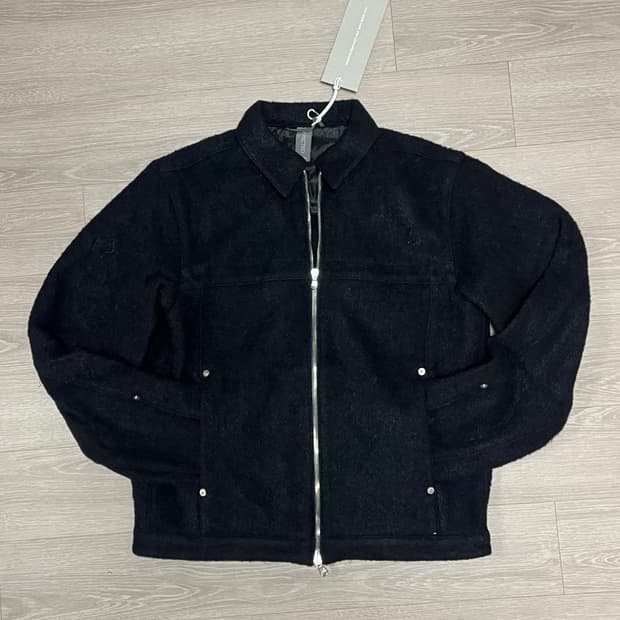 (새상품) 언어펙티드 UNAFECTED 울 헤링본 트러커 자켓