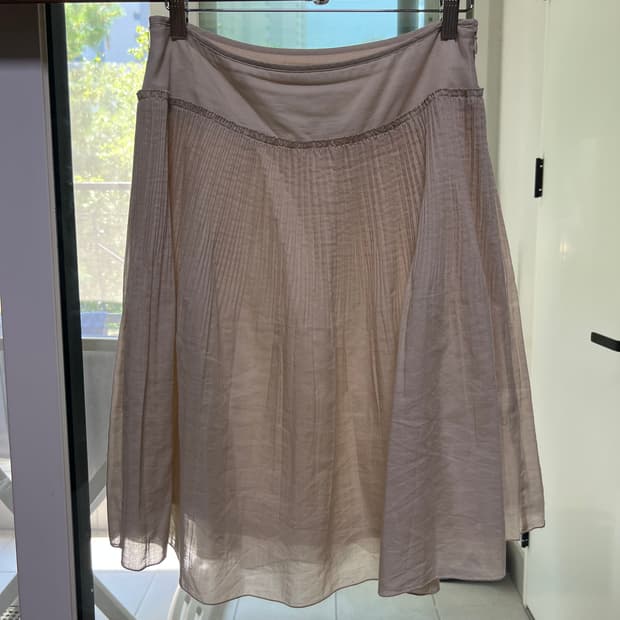 버버리 Burberry 플리츠 주름 스커트