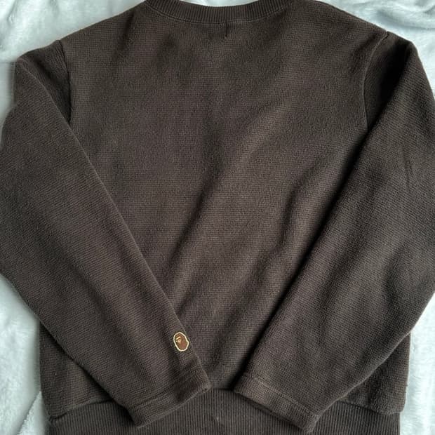 베이프 와플 헨리넥 맨투맨 