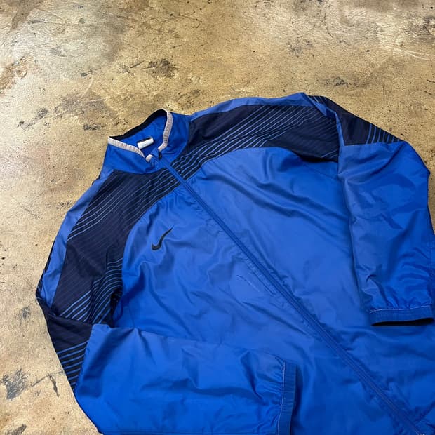 [정품/2XL] 나이키 블루 바람막이 자켓 b17