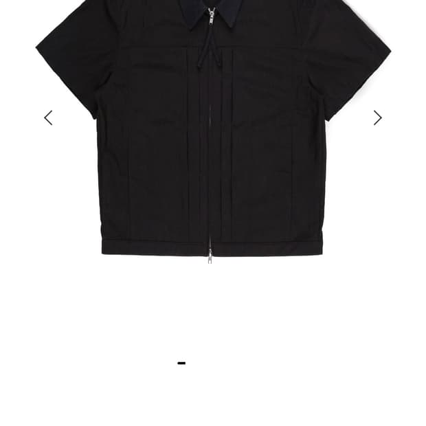 Ontas Nylon Trucker Zip Jacket Black