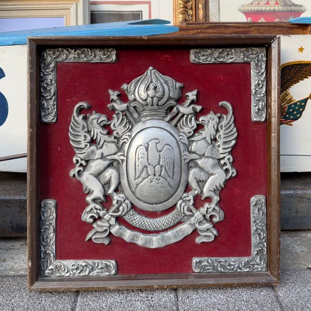 빈티지 소품 유럽식 문장 장식