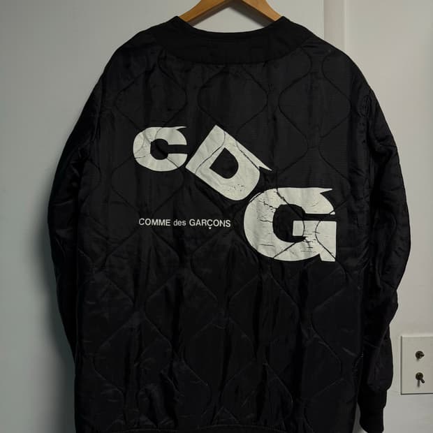 CDG x 알파 인더스트리 라이너 자켓 블랙