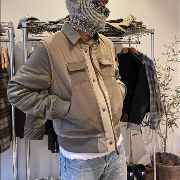 o.files ojardorf  MILITARY BOMBER 봄버 자켓