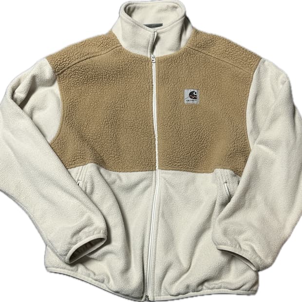 칼하트 brown 플리스 뽀글이 집업