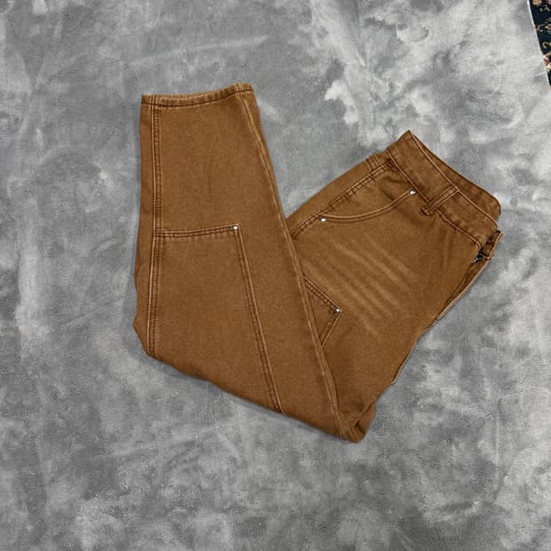 브라운 코튼 카고팬츠