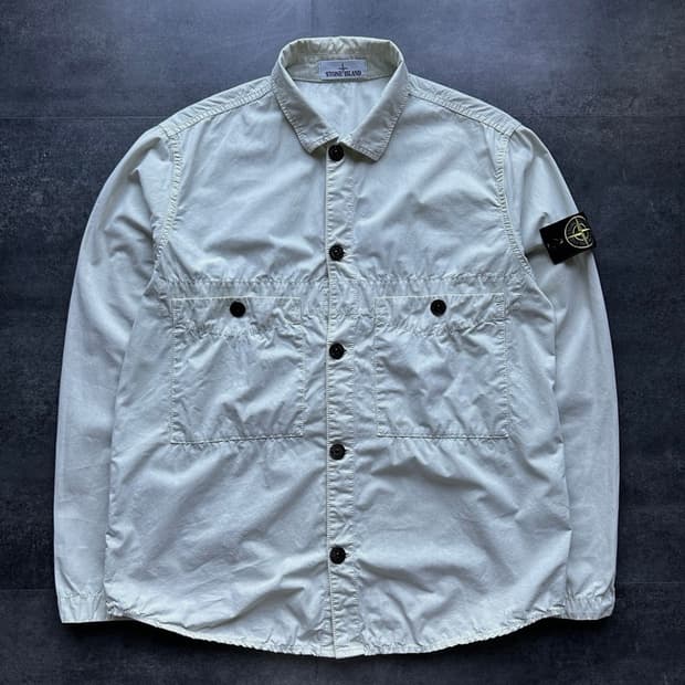 스톤아일랜드 캔버스 셔츠자켓 M