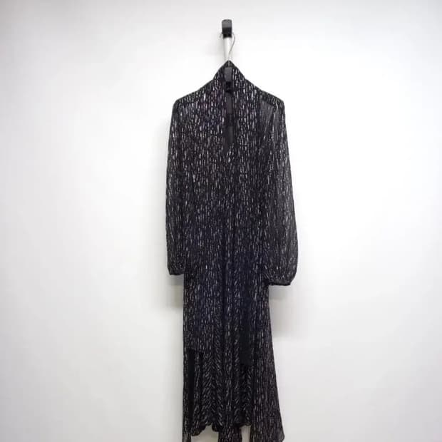 새 마쥬 MAJE  쉬폰 시스루 맥시 롱 원피스 55.66