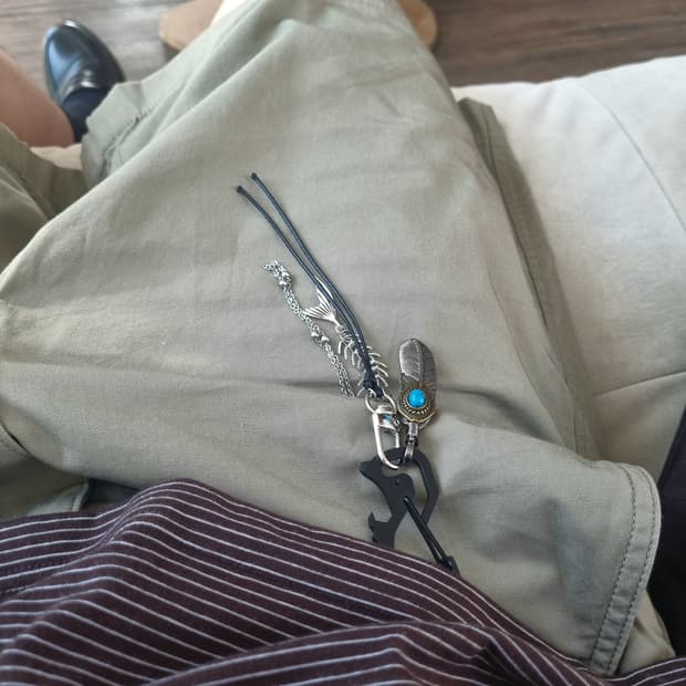 ÉTHER (불가시한 공기) 키링 silver keyring