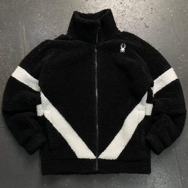 100 스파이더 뽀글이 후리스 자켓 